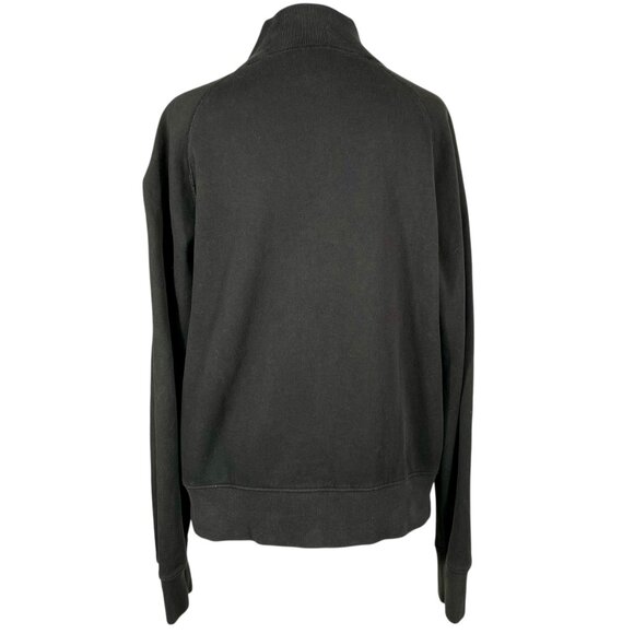 Polo Jeans Co Ralph Lauren Black Embroidered Logo Full‑Zip Cotton Sweatshirt XL - Picture 3 of 11